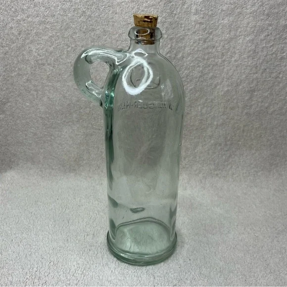 Vintage Glass Bottle w/Cork Gin Xoriguer-Mahon-Menorca, Spain-16oz-Vtg-90s-Retro - Picture 3 of 13